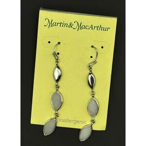 Martin & Macarthur Hawaii New with Tags Sterling Dangle Earrings